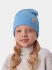 Голубой шапка для девочки HiBy, бини