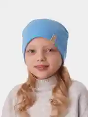 Голубой шапка для девочки HiBy, бини
