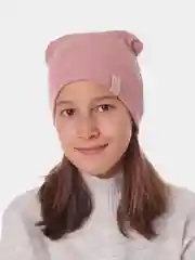 Пудровый шапка для девочки HiBy, бини
