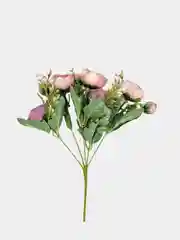 Фиолетовый искусственные цветы "Букет камелия"