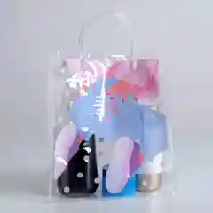 Голубой пакет пластиковый Be different, 23 х 27 х 11,5 см