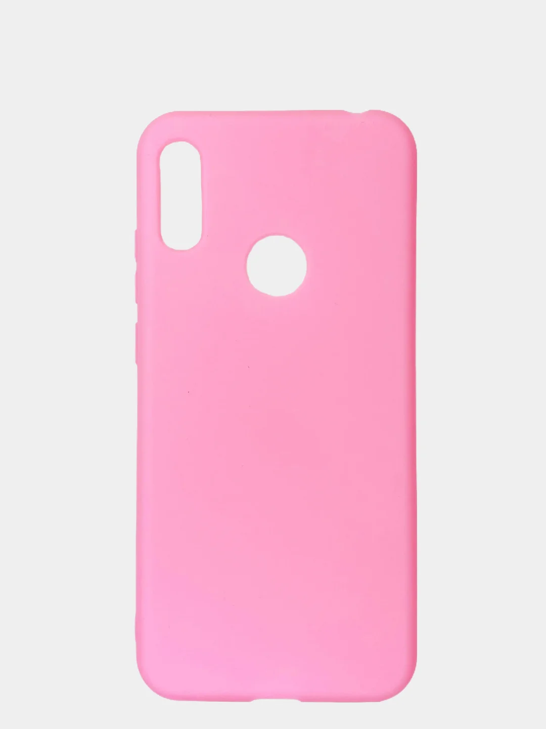 Розовый чехол Honor 8A / 8A Prime / Huawei Y6 2019 / Y6 Prime 2019 / Y6s силиконовый