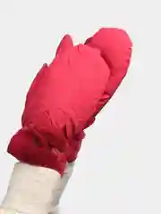 Красный варежки женские / Варежки непромокаемые, несколько расцветок / Теплые варежки на меху