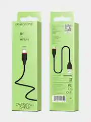 Кабель зарядный BOROFONE BX17 microUSB, Type-C, Lightning, черный