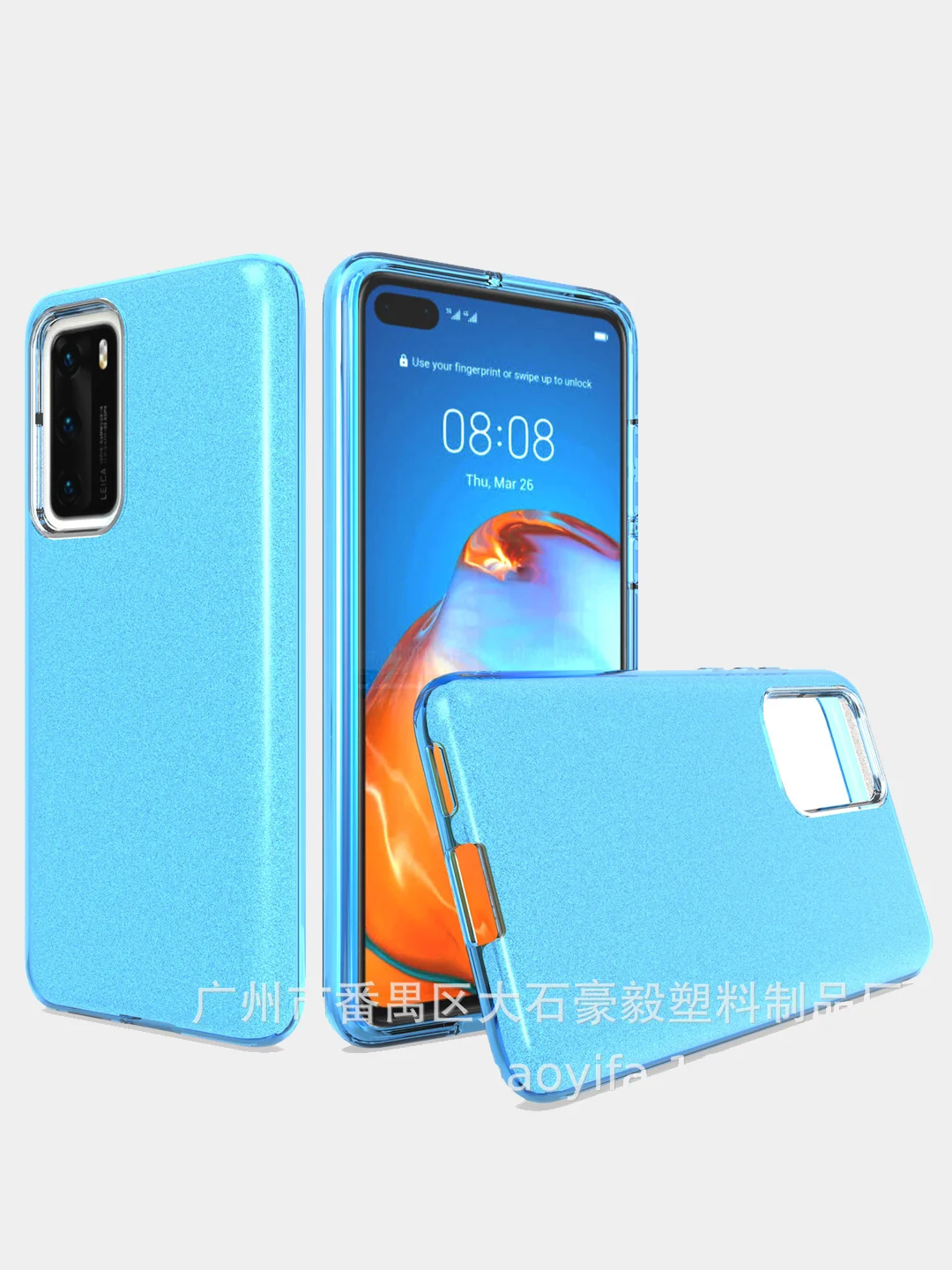 Светло-синий чехол для Samsung A22