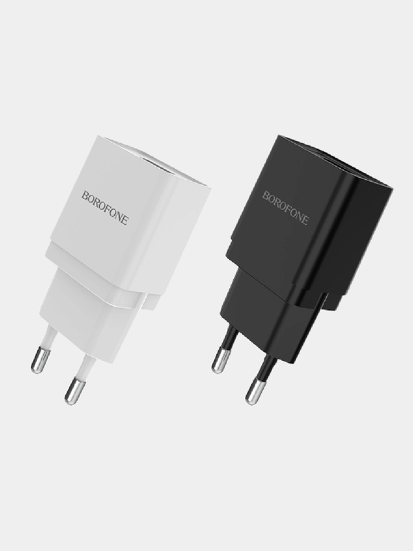 Блок питания 1A / Зарядное устройство 1USB Borofone BA19A, интеллектуальная идентификация