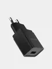 Черный блок питания 1A / Зарядное устройство 1USB Borofone BA19A, интеллектуальная идентификация
