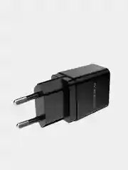 Черный блок питания 1A / Зарядное устройство 1USB Borofone BA19A, интеллектуальная идентификация
