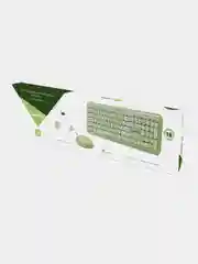Белый беспроводной мультимедийный комплект: клавиатура + мышь Smartbuy 666395AG-W