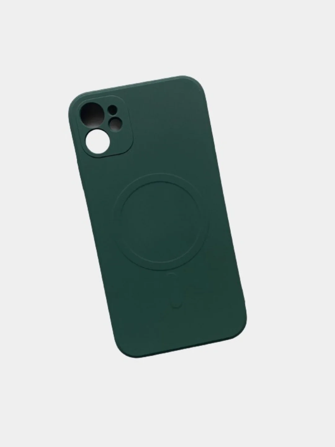 Зеленый чехол Soft Touch silicone case с магнитом MagSafe для iPhone 11, 11Pro, 11Pro Max
