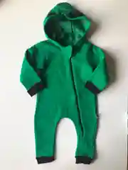 Зеленый утепленный комбинезон Унисекс