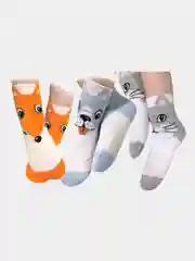 Носки с мордашками для детей
