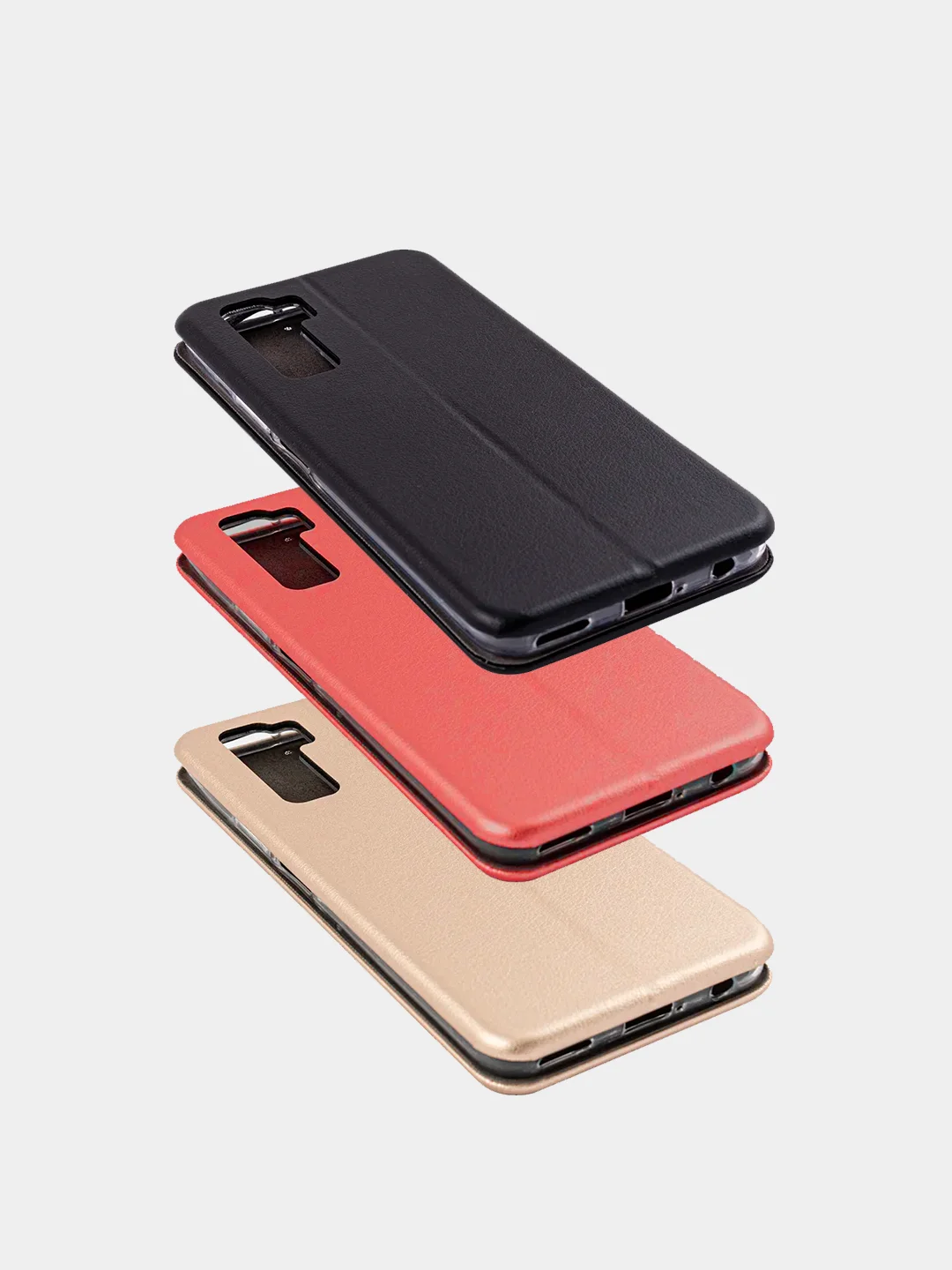 Золотой чехол-книжка для Huawei Honor 30S-4G/Nova 7 SE / Чехол на Хуавей Хонор 30S-4G / Нова 7 SЕ