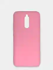 Розовый чехол Xiaomi Redmi 8, Сяоми Редми 8, силиконовый цветной матовый