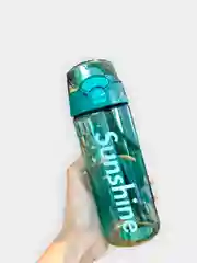 Зеленый бутылка для воды "Sunshine", 550 мл, пластиковая бутылка для спорта, для фитнеса pkt