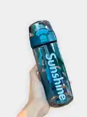 Синий бутылка для воды "Sunshine", 550 мл, пластиковая бутылка для спорта, для фитнеса pkt