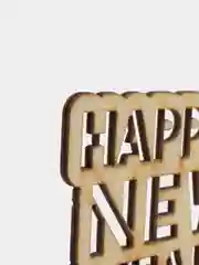 Подставка под горячее Happy New Year, 9 х 8,5 см