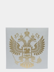 Наклейка на авто "Герб", золотая