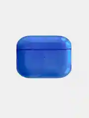 Синий силиконовый чехол для AirPods 1/2, Pro,  неон
