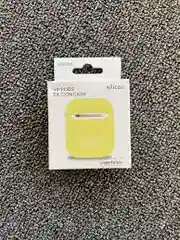 Чехол для наушников  Apple AirPods (айр подс) силиконовый, TWS, приятный на ощупь