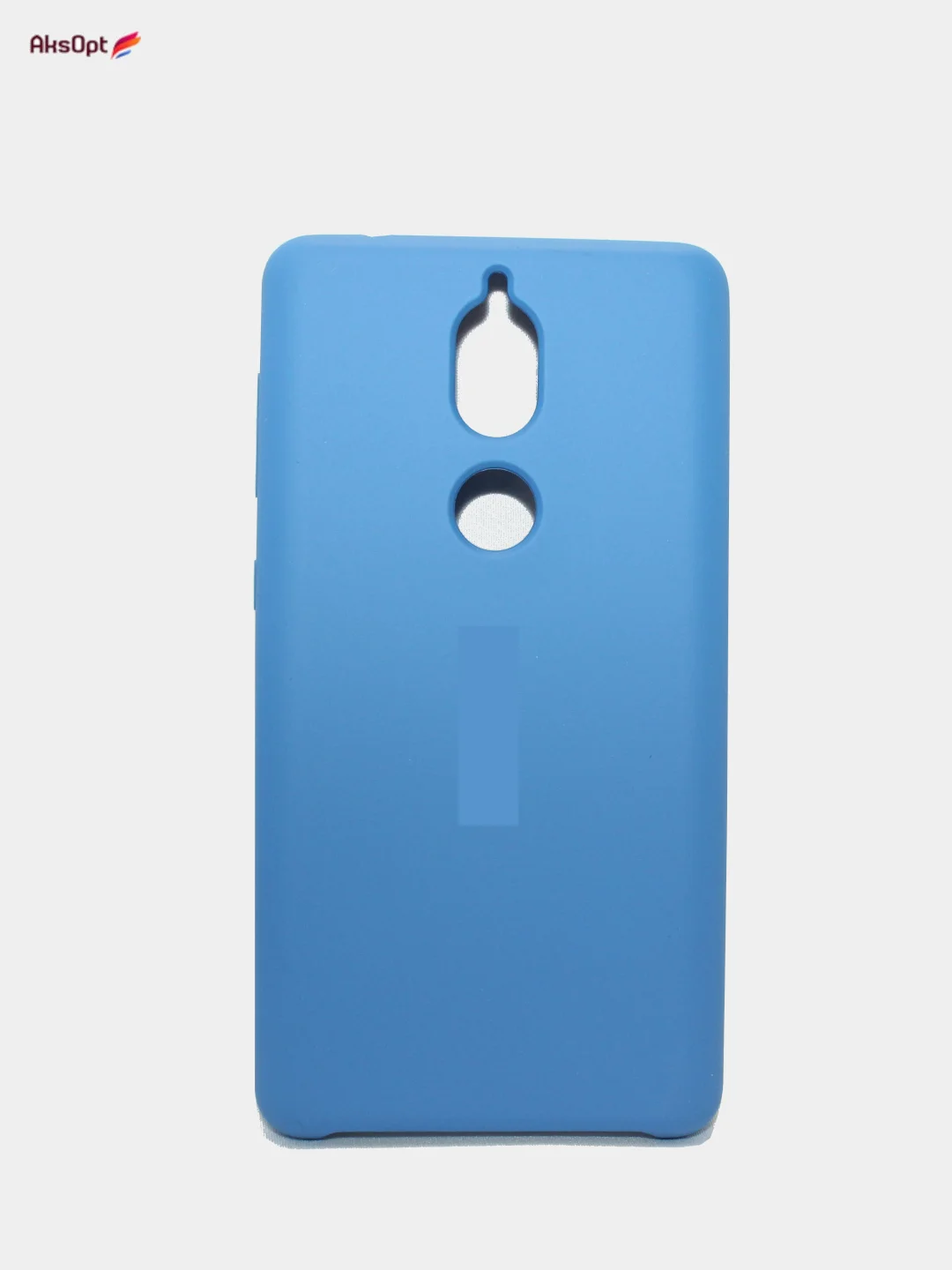 Голубой чехол Silicone Cover для Nokia 3/5/6/7/8/9