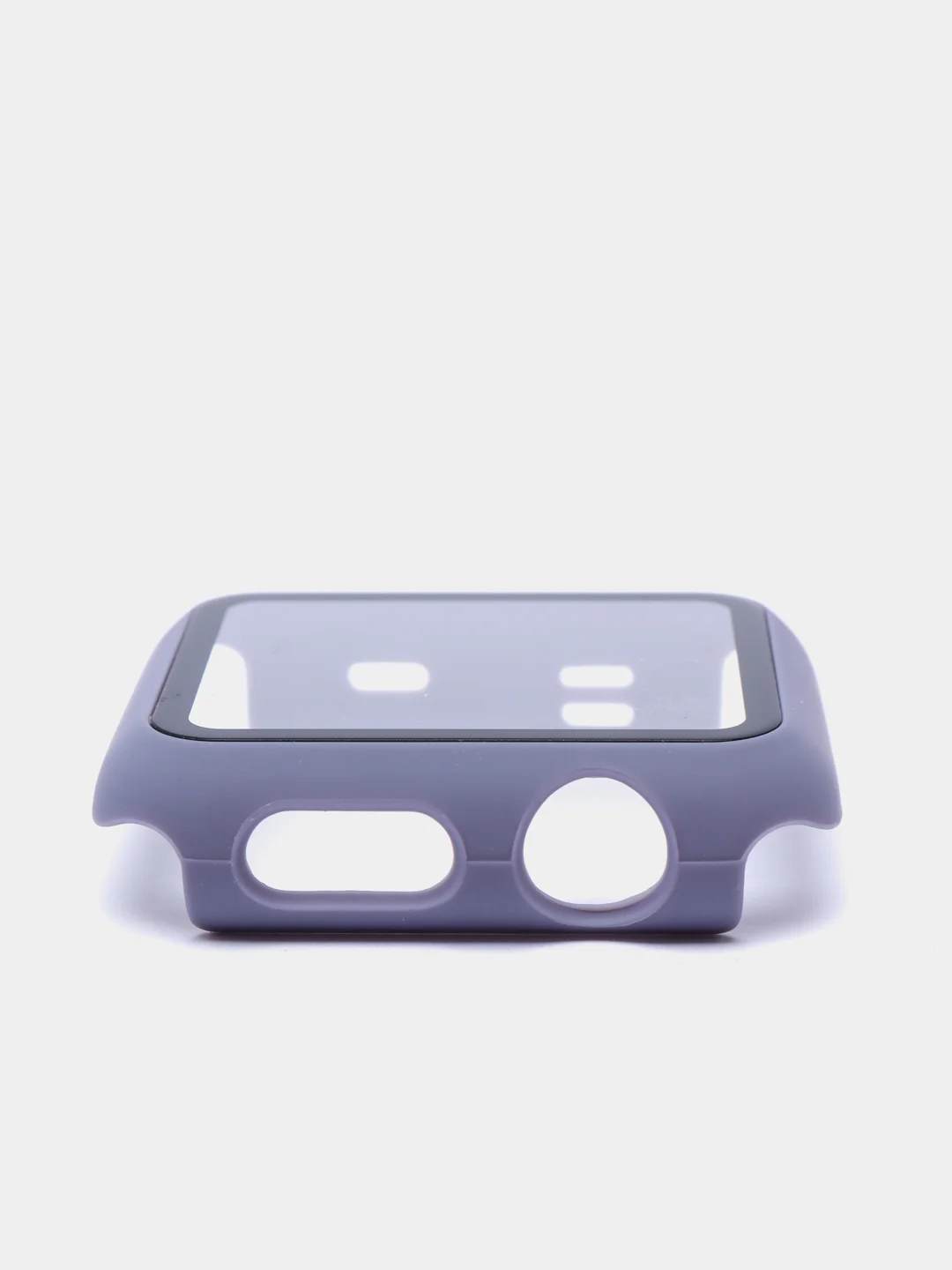 Небесно-голубой бампер с защитным стеклом для Apple Watch 38/40/41/42/44/45/49