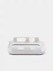 Белый бампер с защитным стеклом для Apple Watch 38/40/41/42/44/45/49