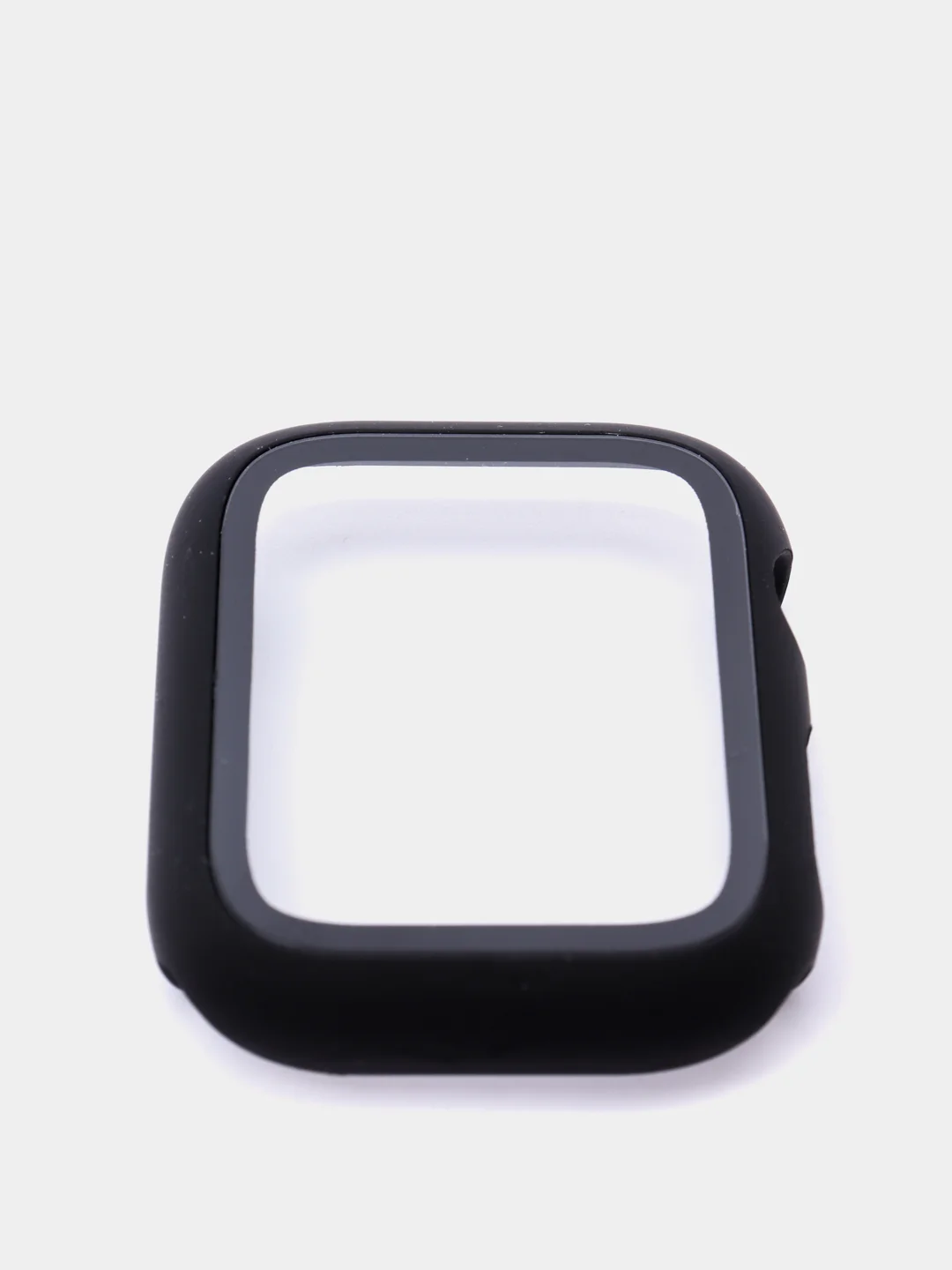 Черный бампер с защитным стеклом для Apple Watch 38/40/41/42/44/45/49