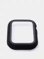 Черный бампер с защитным стеклом для Apple Watch 38/40/41/42/44/45/49