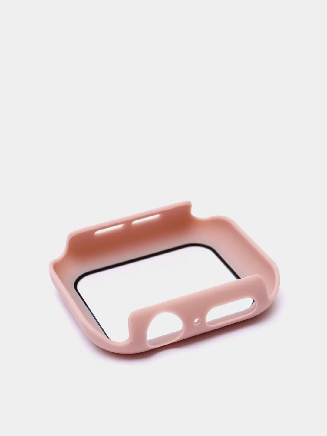 Коралловый меланж бампер с защитным стеклом для Apple Watch 38/40/41/42/44/45/49
