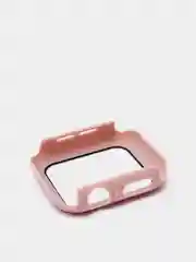 Коралловый меланж бампер с защитным стеклом для Apple Watch 38/40/41/42/44/45/49