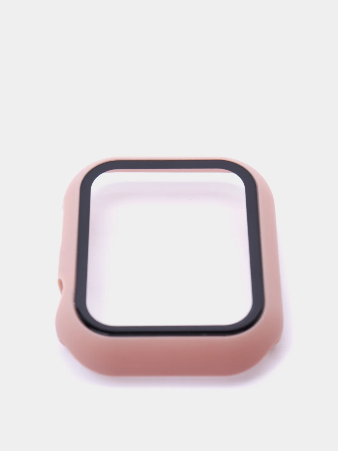 Коралловый меланж бампер с защитным стеклом для Apple Watch 38/40/41/42/44/45/49