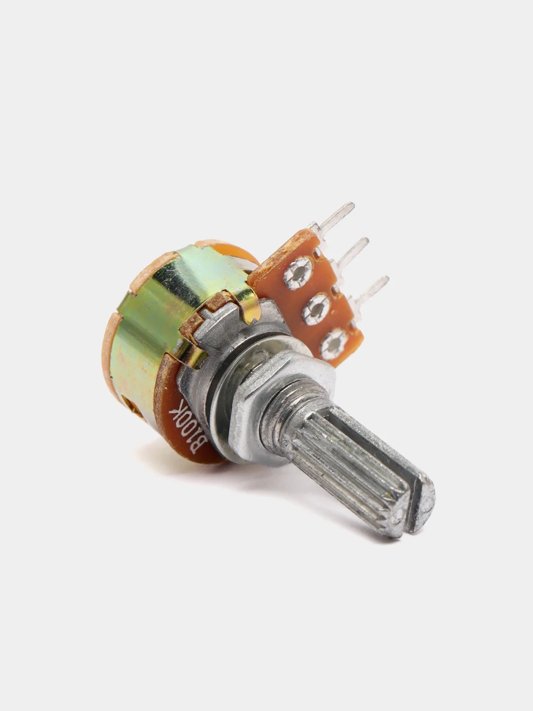 Резистор S16KN1-B L20KC ручка шлиц 20мм с выключателем