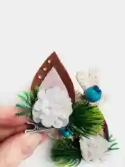 Ушки и рожки олененка на заколочке