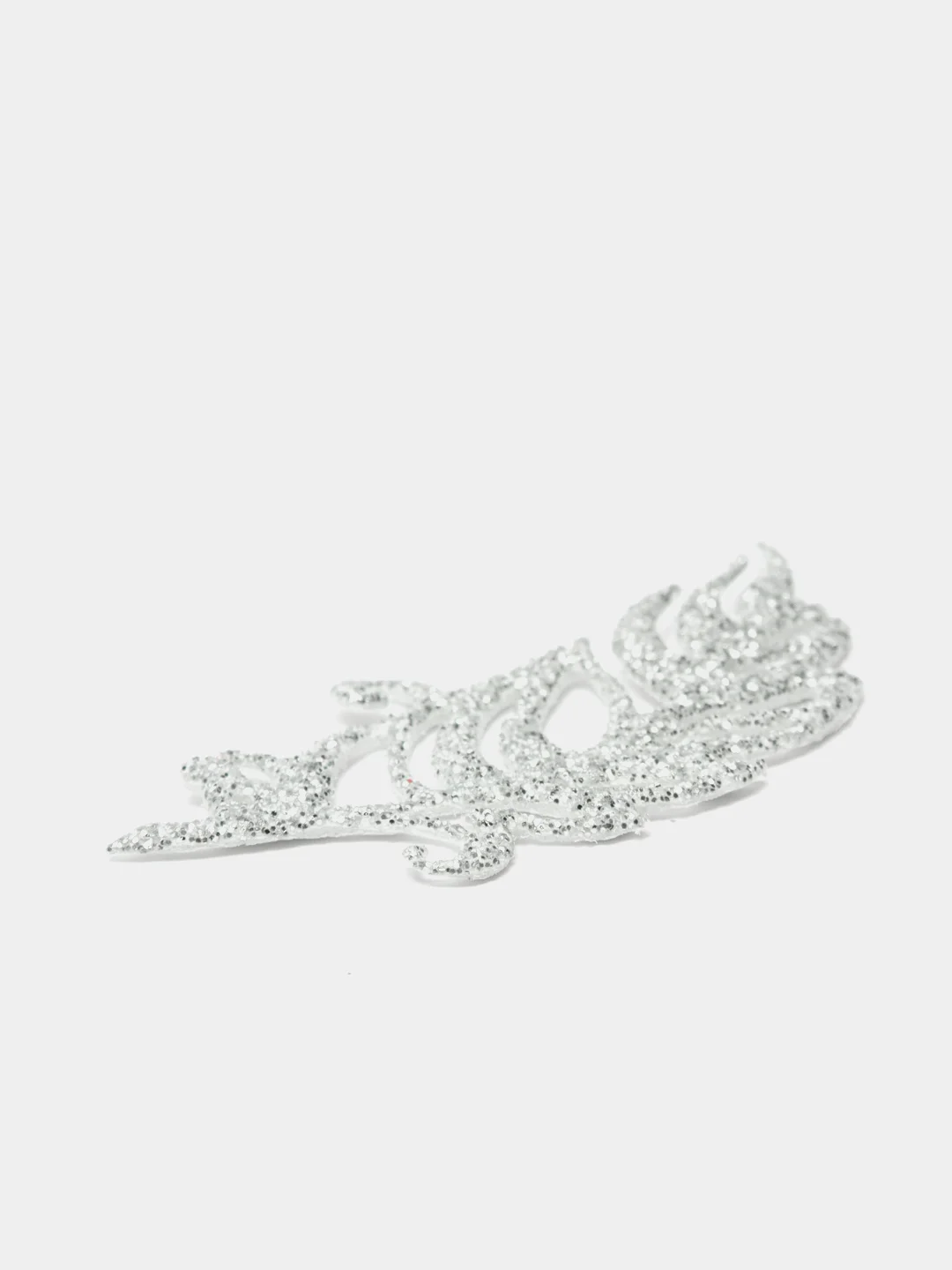Серебряный перья декоративные из фоамирана