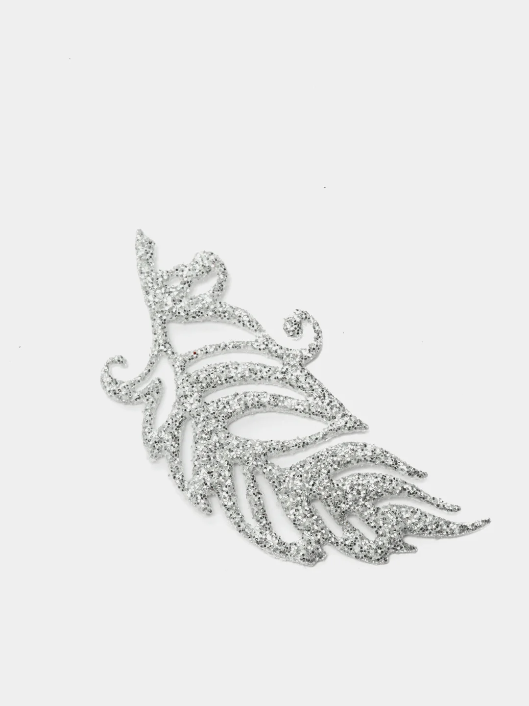 Серебряный перья декоративные из фоамирана