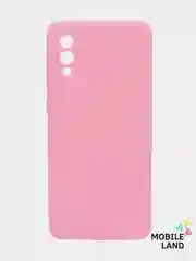 Тёмно-розовый чехол силиконовый на Samsung Galaxy A02