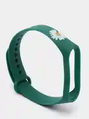 Зеленый ремешки с рисунком для Xiaomi Mi Band 3 и 4