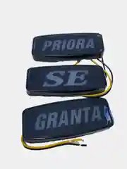 Белый заглушки повторители поворота горящие Priora, Granta