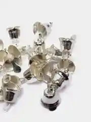 Серебряный колокольчик металлический   рождественский
