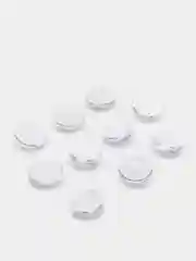 Кабошоны стразы пластиковые двух размеров - 10 шт