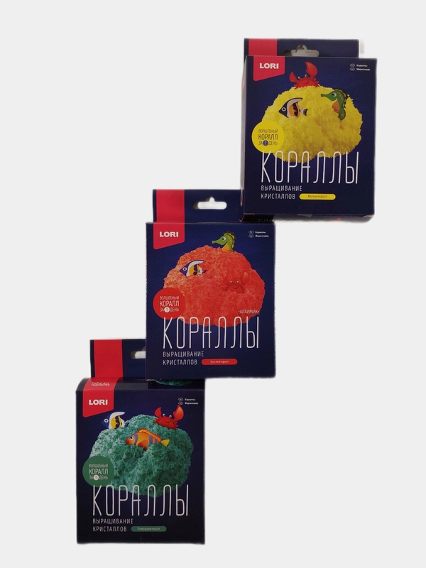 Набор для выращивания кристаллов Lori "Кораллы", химические опыты