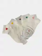 Носки белые "Сердечко"