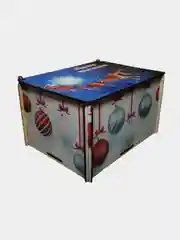 Коробка новогодняя "Мечты сбываются", цветная деревянная (для подарков)
