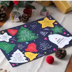 Набор бирок "Merry Christmas and Happy New Year"