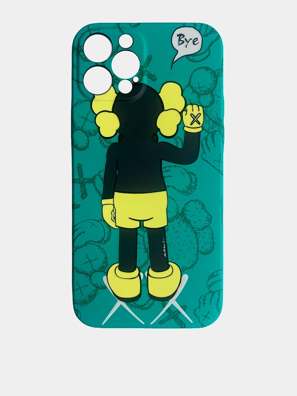 Светящийся чехол-накладка LUXO для iPhone 12 PRO с флуоресцентным рисунком KAWS