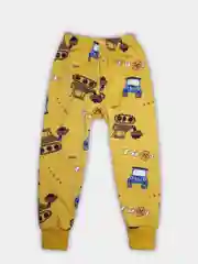 Желтый детские штаны с начёсом