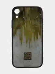 Чехол для iPhone XR, сталактиты золотые