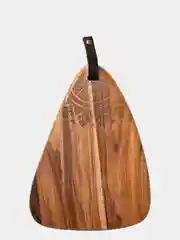 Доска сервировочная DeNASTIA, треугольная с узором, 23 х 32 х 1,5 см