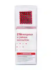 Головоломка магнитная Magnetic Cube, красный, 216 шариков, 5 мм